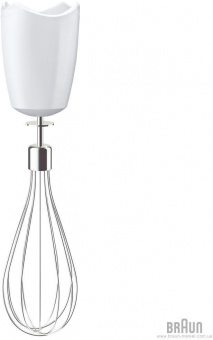 Блендер погружной Braun MQ3045WH Aperitive 700Вт белый/синий от магазина РЭССИ