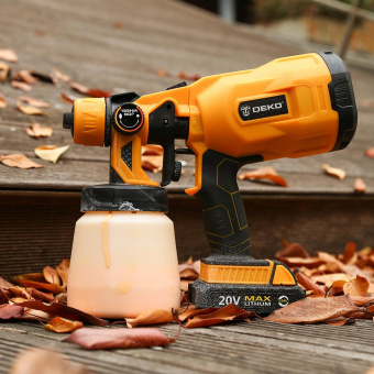 Краскопульт Deko DKSG20K2 120Вт бак:800мл 100-200мл/мин от магазина РЭССИ