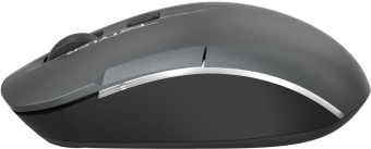 Мышь A4Tech Fstyler FB26CS Air2 серый/черный оптическая (2000dpi) silent беспроводная BT/Radio USB для ноутбука (4but) от магазина РЭССИ