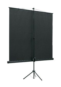 Экран на треноге Lumien 180x180см Eco View LEV-100102 1:1 напольный рулонный черный от магазина РЭССИ