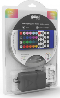 Лента светодиод. Gauss Basic 5м (BT011) от магазина РЭССИ