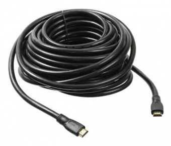 Кабель аудио-видео Buro HDMI 2.0 HDMI (m)/HDMI (m) 15м. Позолоченные контакты черный (BHP HDMI 2.0-15) от магазина РЭССИ