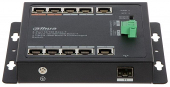 Коммутатор Dahua DH-PFS3111-8ET-96-F 10G 6PoE+ 96W неуправляемый от магазина РЭССИ