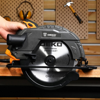Циркулярная пила (дисковая) Deko DKCS2400-210 2400Вт (ручная) от магазина РЭССИ
