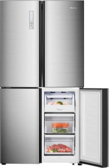 Холодильник Hisense RQ515N4AD1 серебристый (трехкамерный) от магазина РЭССИ