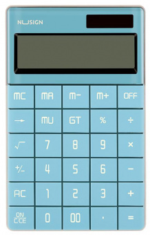 Калькулятор настольный Deli Nusign ENS041blue синий 12-разр. от магазина РЭССИ