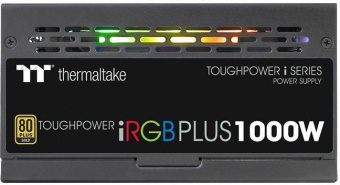 Блок питания Thermaltake ATX 1000W Toughpower iRGB Plus 80+ gold (24+8+4+4pin) APFC 140mm fan color LED 12xSATA Cab Manag RTL от магазина РЭССИ