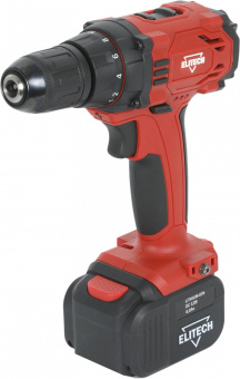 Дрель-шуруповерт Elitech ДА 12СЛ2 (Е2201.004.02) аккум. патрон:быстрозажимной (кейс в комплекте) (191612) от магазина РЭССИ