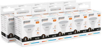 Лампа светодиодная Gauss Elementary 13611 11Вт цок.:GU10 софит 180B св.свеч.бел.теп. (упак.:10шт) от магазина РЭССИ