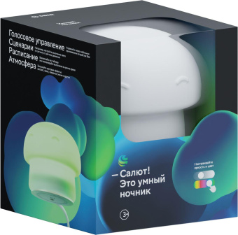 Умный светильник Sber Грибочек настол. белый (SBDV-00127) от магазина РЭССИ