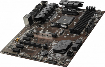 Материнская плата MSI PRO B550-P GEN3 Soc-AM4 AMD B550 4xDDR4 ATX AC`97 8ch(7.1) GbLAN RAID+VGA+DVI+HDMI от магазина РЭССИ