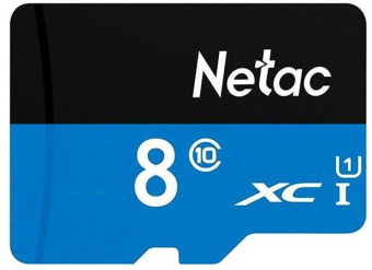 Флеш карта microSDHC 8Gb Class10 Netac NT02P500STN-008G-S P500 от магазина РЭССИ