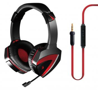 Наушники с микрофоном A4Tech Bloody G500 черный/красный 1.5м мониторные оголовье (A4TECH G500) от магазина РЭССИ