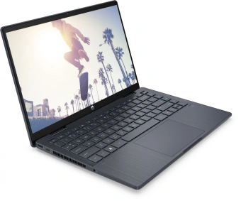 Ноутбук HP Pavilion x360 14-ek2007ci Core 3 100U 8Gb SSD512Gb Intel Graphics 14" IPS Touch FHD (1920x1080) Free DOS blue WiFi BT Cam (A1AA2EA) от магазина РЭССИ