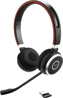 Наушники с микрофоном Jabra Evolve 65 SE черный накладные BT оголовье (6599-833-309) от магазина РЭССИ