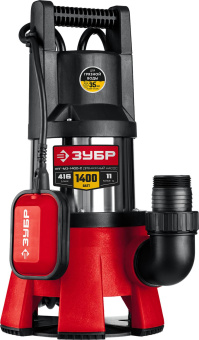 Насос дренажный Зубр НПГ-М3-1400-С 1400Вт 416л/час от магазина РЭССИ