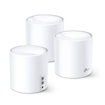 Бесшовный Mesh роутер TP-Link Deco X20 (3-PACK) (DECO X20(3-PACK)) AX1800 10/100/1000BASE-TX белый (упак.:3шт) от магазина РЭССИ