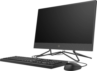 Моноблок HP 200 G4 21.5" Full HD i5 1235U (1.3) 8Gb SSD512Gb UHDG DVDRW Free DOS GbitEth WiFi BT клавиатура мышь Cam черный 1920x1080 от магазина РЭССИ