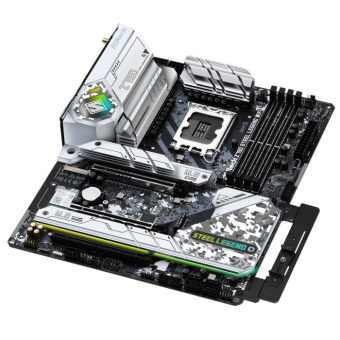 Материнская плата Asrock Z790 STEEL LEGEND WIFI Soc-1700 Intel Z790 4xDDR5 ATX AC`97 8ch(7.1) 2.5Gg RAID+HDMI+DP от магазина РЭССИ