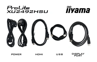 Монитор Iiyama 23.8" ProLite XU2492HSU-B6 черный IPS LED 0.4ms 16:9 HDMI M/M матовая 250cd 178гр/178гр 1920x1080 100Hz DP FHD USB 51кг от магазина РЭССИ