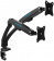 Картинка Кронштейн для мониторов ЖК Kromax OFFICE-9 черный 15"-32" макс.16кг настольный поворот и наклон верт.перемещ. от магазина РЭССИ Кронштейн для мониторов ЖК Kromax OFFICE-9 черный 15"-32" макс.16кг настольный поворот и наклон верт.перемещ. от магазина РЭССИ