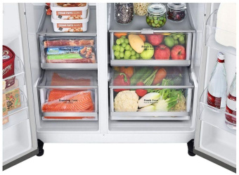 Холодильник LG GC-B257SSZV 2-хкамерн. серебристый (двухкамерный) от магазина РЭССИ