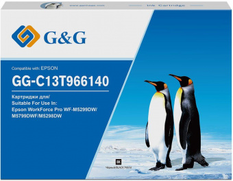 Картридж струйный G&G GG-C13T966140 T9661 черный (795мл) для Epson WorkForce Pro WF-M5299DW/M5799DWF/M5298DW от магазина РЭССИ