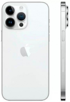 Смартфон Apple A2893 iPhone 14 Pro Max 256Gb 6Gb серебристый моноблок 3G 4G 1Sim 6.7" 1290x2796 iOS 16 48Mpix 802.11 a/b/g/n/ac/ax NFC GPS GSM900/1800 GSM1900 TouchSc Protect от магазина РЭССИ