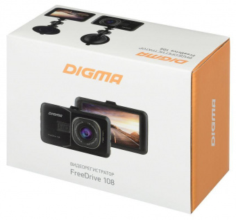 Видеорегистратор Digma FreeDrive 108 черный 1080x1920 1080p 140гр. NTK96223 от магазина РЭССИ