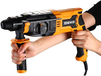 Перфоратор Deko DKH1200W патрон:SDS-plus уд.:3.2Дж 1200Вт (кейс в комплекте) от магазина РЭССИ