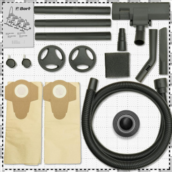 Строительный пылесос Bort BSS-1625-Storm 1600Вт (уборка: сухая/влажная) синий от магазина РЭССИ