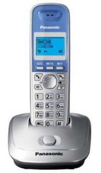 Р/Телефон Dect Panasonic KX-TG2511RUS серебристый/голубой АОН от магазина РЭССИ