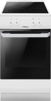 Плита Электрическая Hansa FCCW530001 белый/черный стеклокерамика (без крышки) от магазина РЭССИ