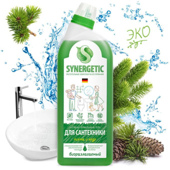 Средство для сантехники SYNERGETIC Пихта и кедр 0.7 л 104073 от магазина РЭССИ