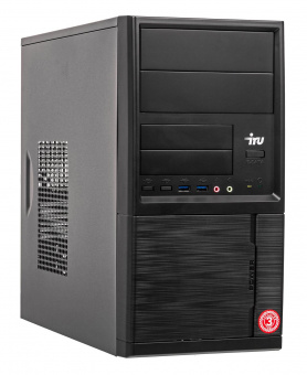 ПК IRU Office 312 MT PG G5420 (3.8) 4Gb SSD120Gb UHDG 610 Free DOS GbitEth 400W черный от магазина РЭССИ