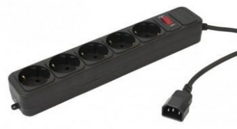 Сетевой фильтр PC Pet AP01006-E-B 1.8м (5 розеток) черный (пакет ПЭ) от магазина РЭССИ