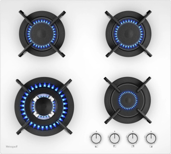 Газовая варочная поверхность Weissgauff HGG 640 WGV белый от магазина РЭССИ