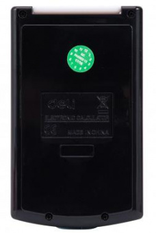 Калькулятор карманный Deli E39217/BLACK черный 8-разр. от магазина РЭССИ