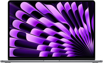 Ноутбук Apple MacBook Air A3114 M3 8 core 16Gb SSD256Gb/10 core GPU 15.3" Liquid Retina (2880x1864) Mac OS grey space WiFi BT Cam (MC9D4LL/A) от магазина РЭССИ