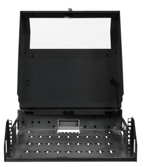 Шкаф коммутационный NTSS (NTSS-SOHO5U-BL) настенный 5U 520x140мм пер.дв.стекл несъемн.бок.пан. 80кг черный от магазина РЭССИ
