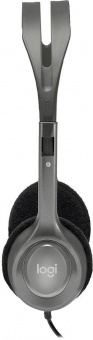 Наушники с микрофоном Logitech Stereo H110 серебристый 1.8м накладные оголовье (981-000271) от магазина РЭССИ