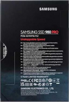 Накопитель SSD Samsung PCI-E 4.0 x4 1Tb MZ-V8P1T0BW 980 PRO M.2 2280 от магазина РЭССИ