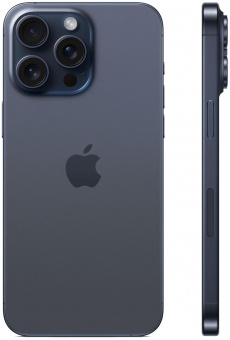 Смартфон Apple A3105 iPhone 15 Pro Max 512Gb синий титан моноблок 3G 4G 1Sim 6.7" 1290x2796 iOS 17 48Mpix 802.11 a/b/g/n/ac/ax NFC GPS Protect от магазина РЭССИ