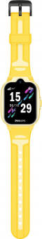 Смарт-часы Philips Kids W6610 1.69" IPS корп.желтый рем.желтый (CTW6610YL/00) от магазина РЭССИ