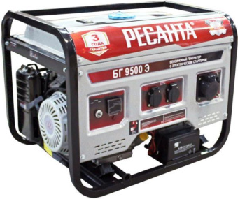 Генератор Ресанта БГ 9500 Э 7.5кВт от магазина РЭССИ