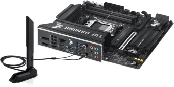 Материнская плата Asus TUF GAMING B850M-PLUS WIFI SocketAM5 AMD B850 4xDDR5 mATX AC`97 8ch(7.1) 2.5Gg RAID+HDMI+DP от магазина РЭССИ