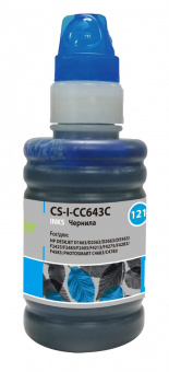 Чернила Cactus CS-I-CC643C голубой 100мл для HP DJ D1663/D2563/D2663/D5563/PS C4683/C4783 от магазина РЭССИ