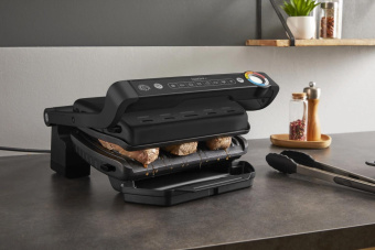 Электрогриль Tefal Optigrill+ GC717810 2000Вт черный/серый от магазина РЭССИ