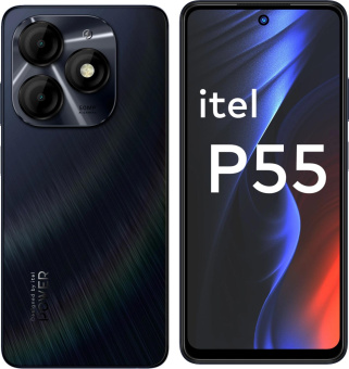Смартфон Itel A666LN P55 128Gb 8Gb черный моноблок 3G 4G 2Sim 6.6" 720x1612 Android 13 50Mpix 802.11 b/g/n NFC GPS GSM900/1800 GSM1900 TouchSc microSDXC max1024Gb от магазина РЭССИ