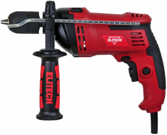 Дрель ударная Elitech ДУ 0913РЭ 850Вт патрон:кулачковый реверс (204500) от магазина РЭССИ